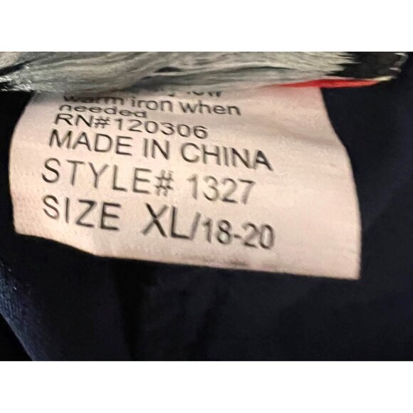 Scrubaid Navy Colored Tapered Fit Four-Way Stretch Scrub Pants XL - Picture 4 of 4